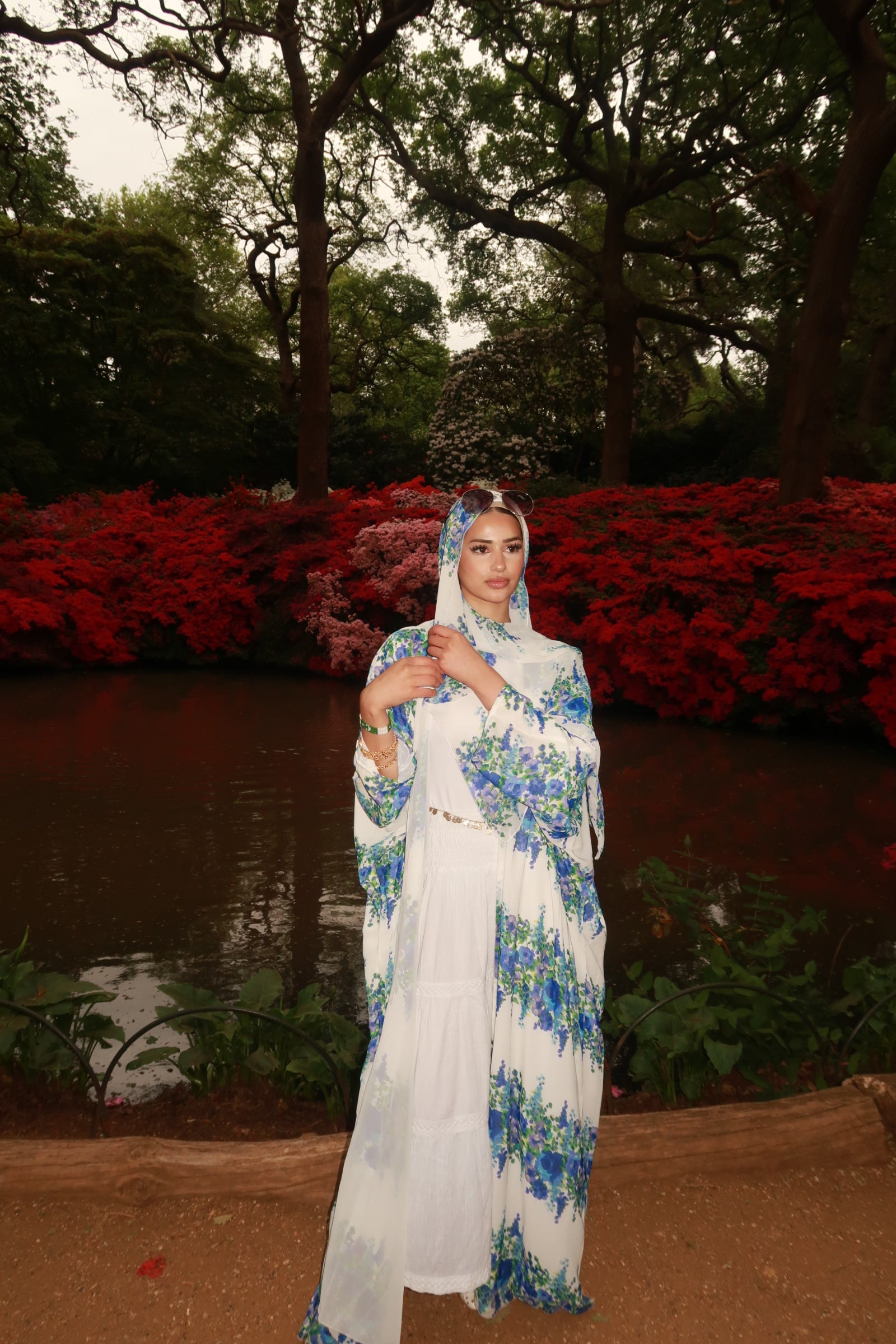 The iliana label - matching printed hijab