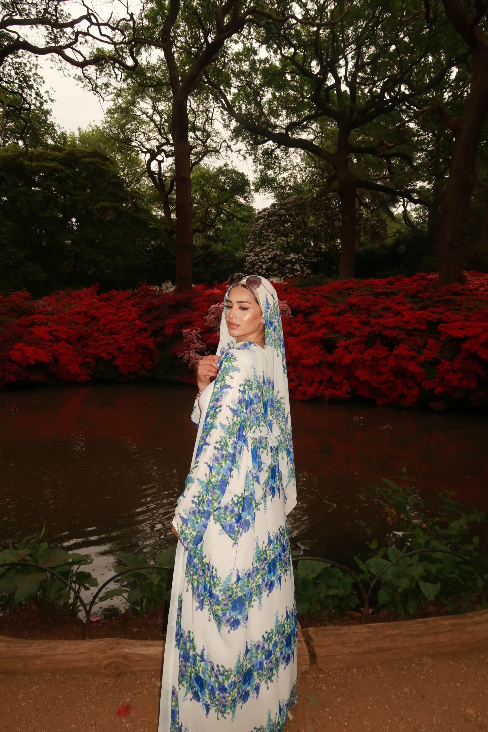 The iliana label - matching printed hijab